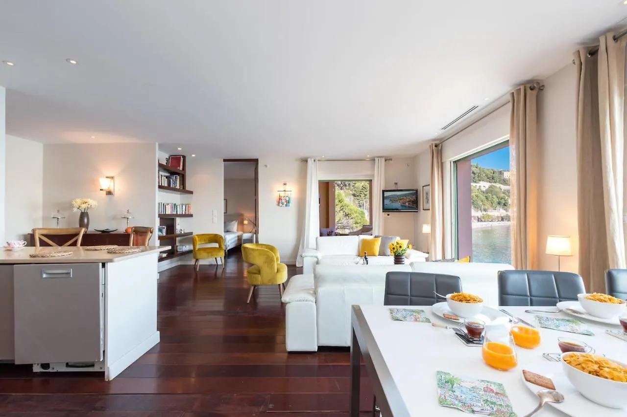 Marinieres - Incredible View Over The Bay Villefranche-sur-Mer Apartment