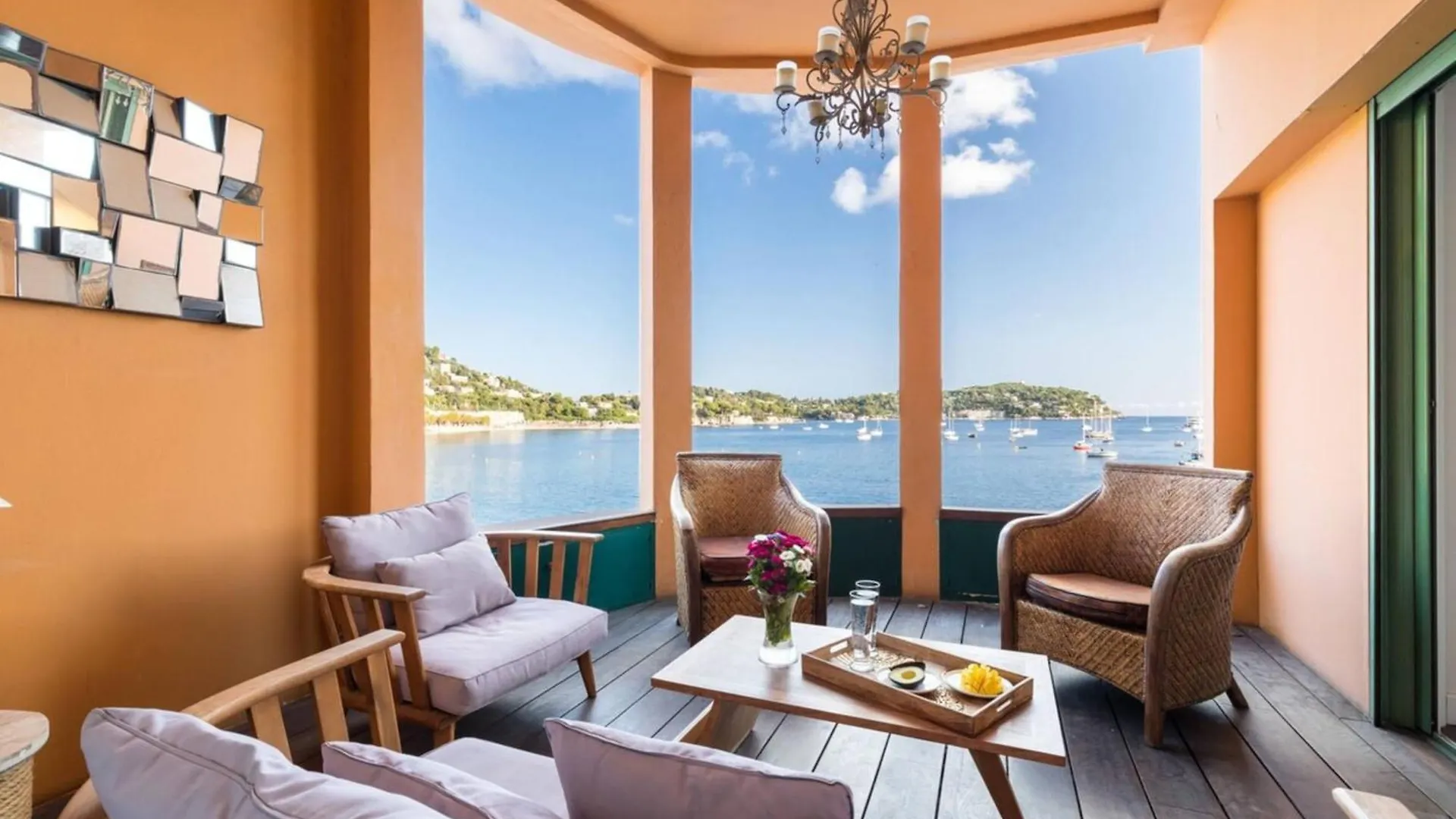 Marinieres - Incredible View Over The Bay Villefranche-sur-Mer Apartment